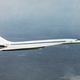 Tupolev Tu-144 in test livery.